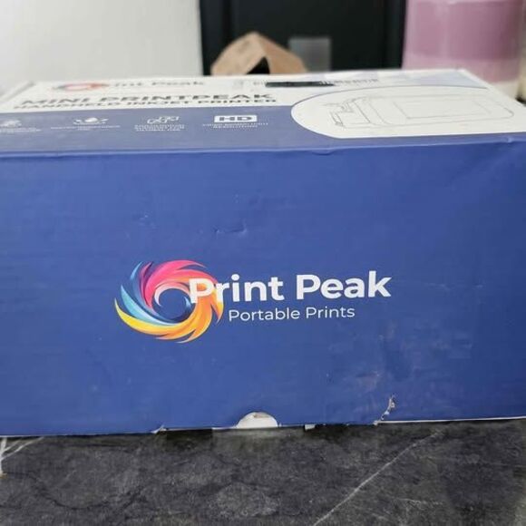 Mini PrintPeak Handheld Inkjet Printer Open Box - Picture 3 of 4
